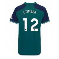 Arsenal Jurrien Timber #12 Tretí Ženy futbalový dres 2023-24 Krátky Rukáv